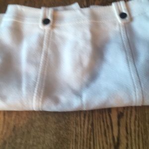 Talbots winter white skirt